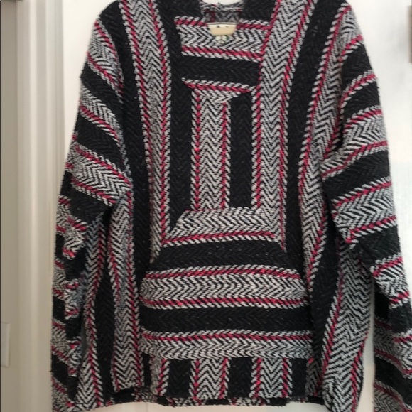 PRICE DROP 💗 Baja Joe thick cloth striped hoodie - Picture 8 of 8